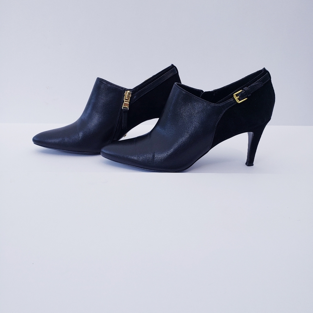 LAUREN Ralph Lauren Black High Heel Booties